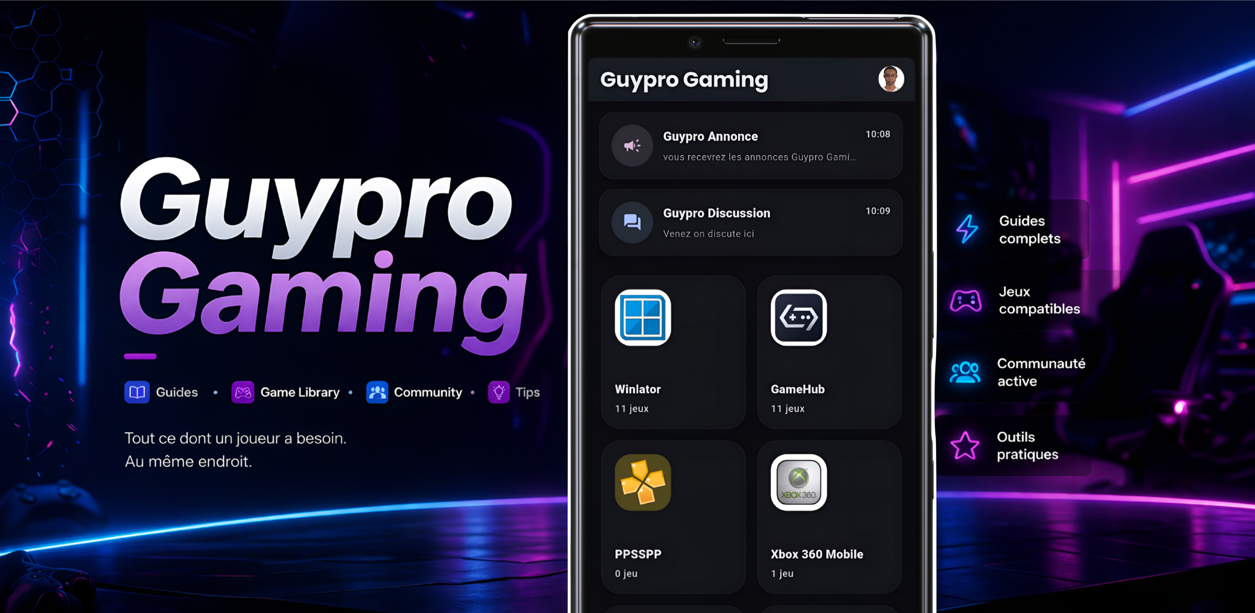 Bannière Guypro Gaming